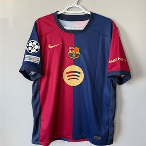 Lamine Yamal FC Barcelona Champions League New Men’s Nike Soccer Jersey